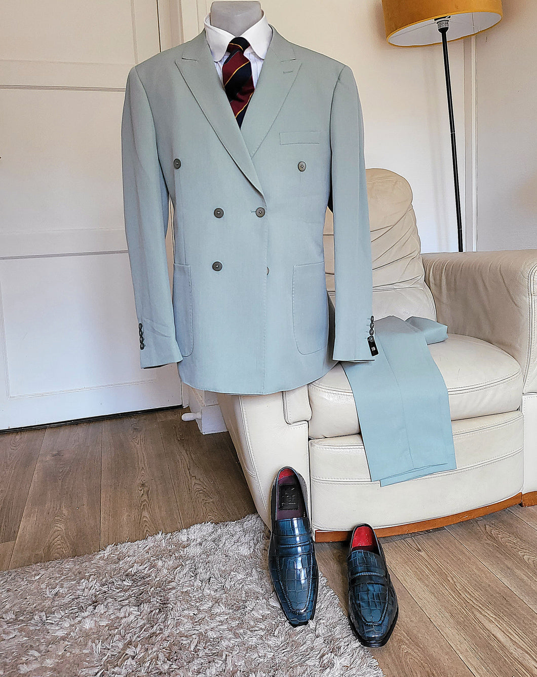 Costume sur mesure croisé